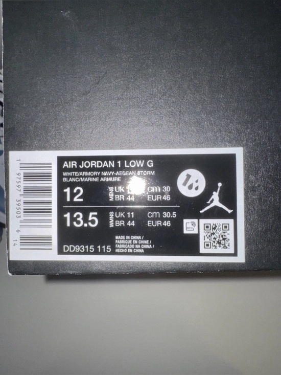 AIR JORDAN 1 LOW G Men’s Size 12 GOLF main image 6